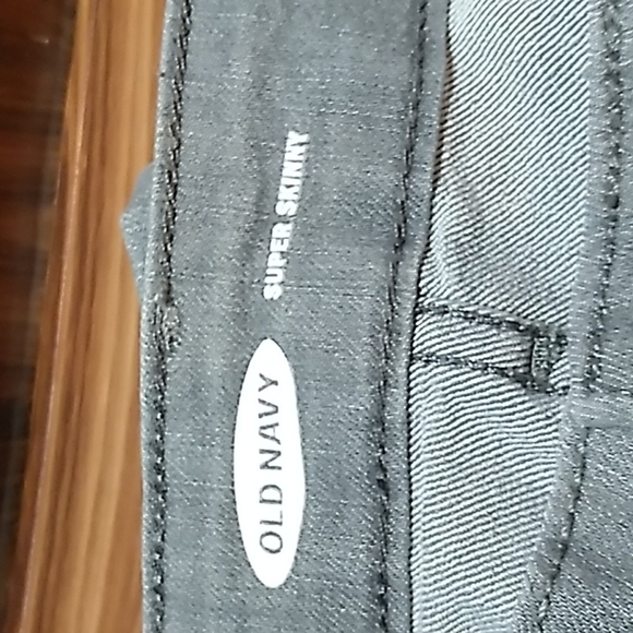 Old Navy Super Skinny 12 gray - Picture 4 of 5